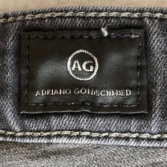 AG Adriano Goldschmied Farrah High-Rise Skinny Ankle Jean Gray/Grey - Picture 8 of 11